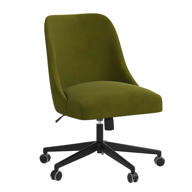 Dark green computer online chair